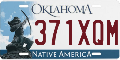 OK license plate 371XQM