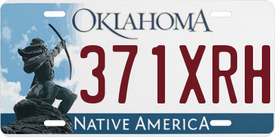 OK license plate 371XRH
