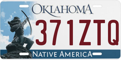 OK license plate 371ZTQ