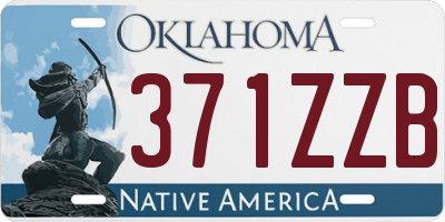 OK license plate 371ZZB