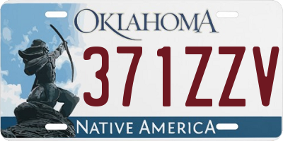 OK license plate 371ZZV