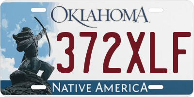 OK license plate 372XLF