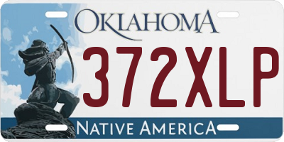 OK license plate 372XLP