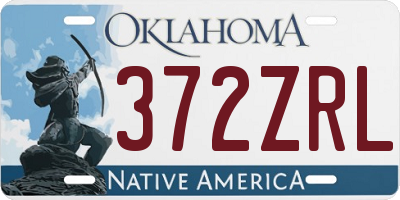 OK license plate 372ZRL