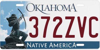 OK license plate 372ZVC