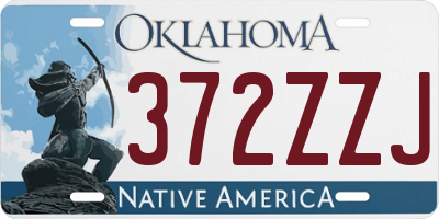 OK license plate 372ZZJ