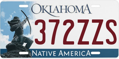 OK license plate 372ZZS