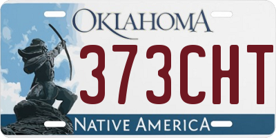 OK license plate 373CHT