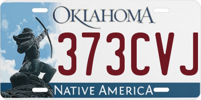OK license plate 373CVJ