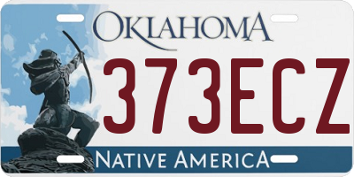 OK license plate 373ECZ