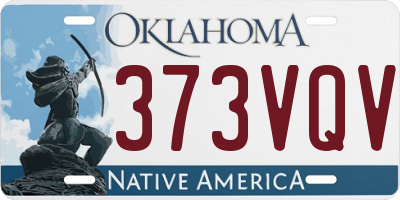OK license plate 373VQV