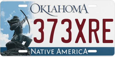 OK license plate 373XRE