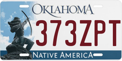 OK license plate 373ZPT