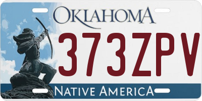 OK license plate 373ZPV