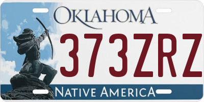OK license plate 373ZRZ