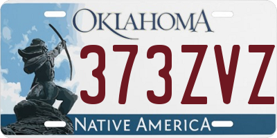 OK license plate 373ZVZ