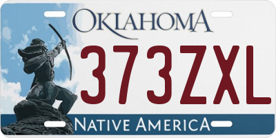 OK license plate 373ZXL