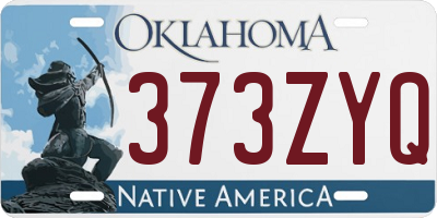 OK license plate 373ZYQ