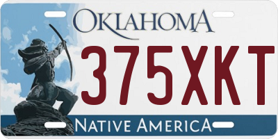 OK license plate 375XKT