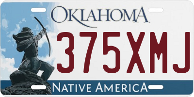 OK license plate 375XMJ