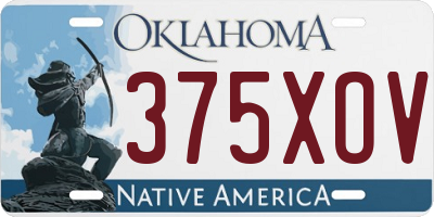 OK license plate 375XOV