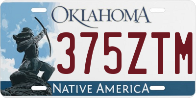 OK license plate 375ZTM