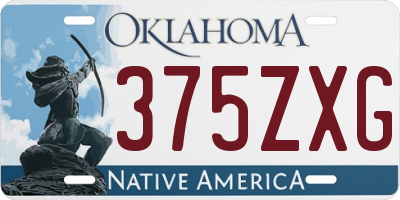 OK license plate 375ZXG