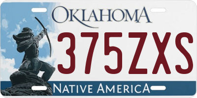 OK license plate 375ZXS