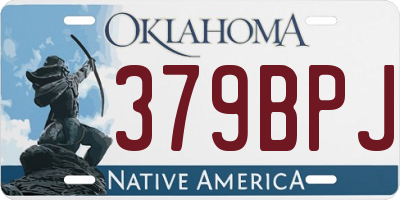 OK license plate 379BPJ