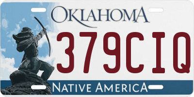 OK license plate 379CIQ