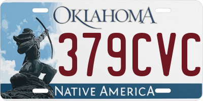 OK license plate 379CVC