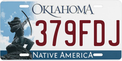 OK license plate 379FDJ