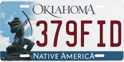 OK license plate 379FID