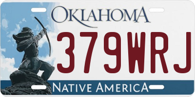 OK license plate 379WRJ