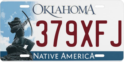 OK license plate 379XFJ