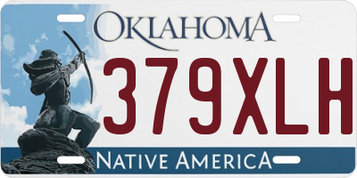 OK license plate 379XLH