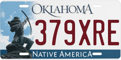 OK license plate 379XRE