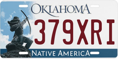 OK license plate 379XRI