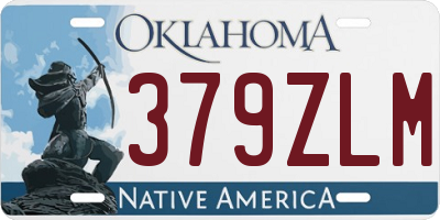 OK license plate 379ZLM
