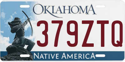 OK license plate 379ZTQ