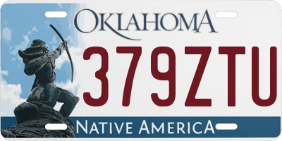 OK license plate 379ZTU