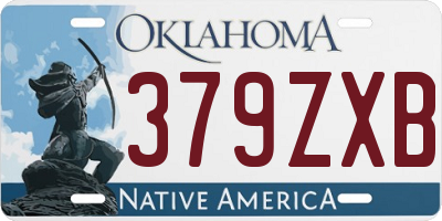 OK license plate 379ZXB