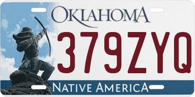 OK license plate 379ZYQ