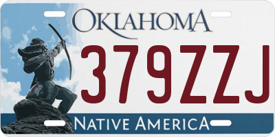 OK license plate 379ZZJ