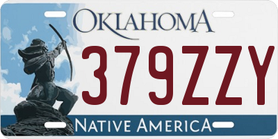 OK license plate 379ZZY