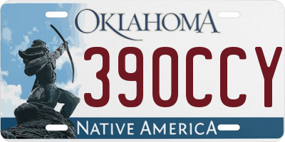 OK license plate 390CCY