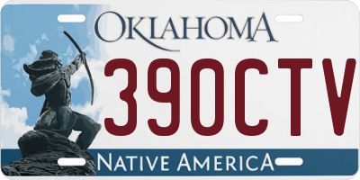 OK license plate 390CTV