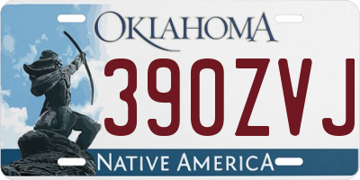 OK license plate 390ZVJ
