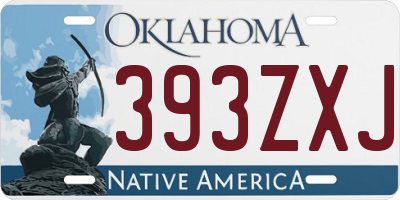 OK license plate 393ZXJ