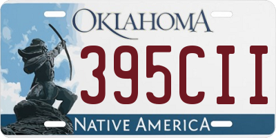 OK license plate 395CII